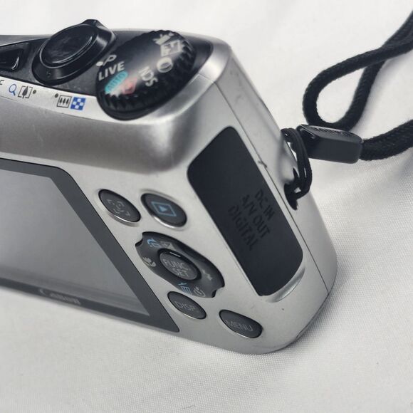 Canon PowerShot A1200 HD 12.1MP Digital Camera Silver Works W/ Pelican 1120 Case - Picture 7 of 15